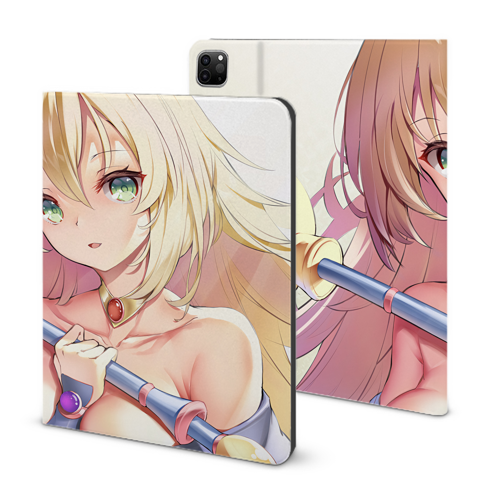 （画像用） 遊☆戯☆王 Yu-Gi-Oh! IPad ケース ブック型 PUレザー TPU 耐衝撃 軽量 薄型 ペン収納なし 全面保護 IPad 各モデル対応